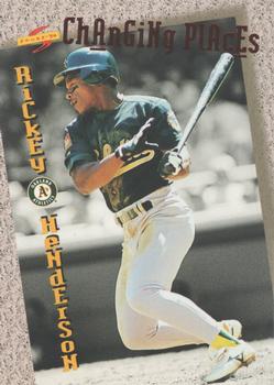 1994 Score Rookie & Traded - Changing Places #CP6 Rickey Henderson Front