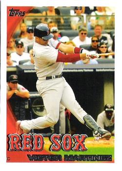 2010 Topps - Boston Red Sox #BOS3 Victor Martinez   Front