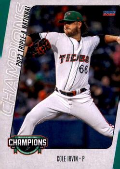 2023 Choice Norfolk Tides Triple-A Champions #15 Cole Irvin Front