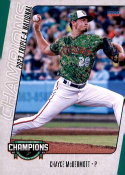 2023 Choice Norfolk Tides Triple-A Champions #20 Chayce McDermott Front
