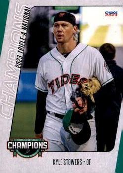 2023 Choice Norfolk Tides Triple-A Champions #28 Kyle Stowers Front