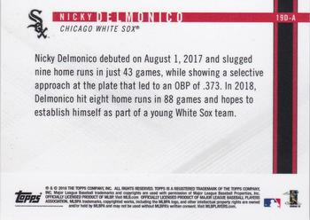 2018 Topps On-Demand Rookie Year in Review - Autographs Gold #19D Nicky Delmonico Back