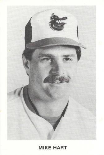 1987 Baltimore Orioles Photocards #NNO Mike Hart Front