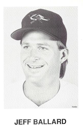 1990 Baltimore Orioles Photocards #NNO Jeff Ballard Front