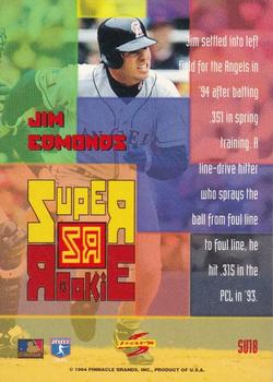 1994 Score Rookie & Traded - Super Rookies #SU18 Jim Edmonds Back