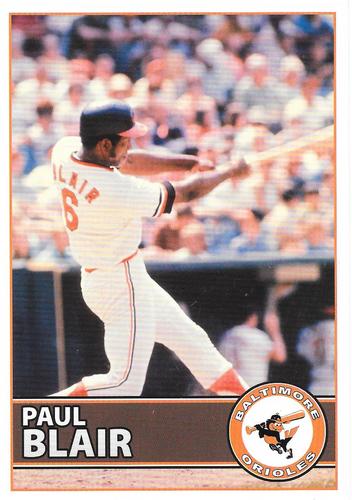 2006 Baltimore Orioles Alumni Photocards #NNO Paul Blair Front
