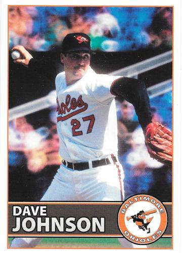 2006 Baltimore Orioles Alumni Photocards #NNO Dave Johnson Front