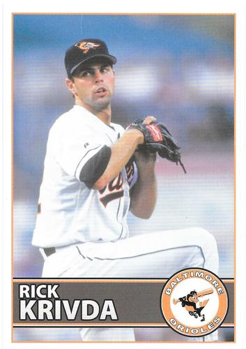 2006 Baltimore Orioles Alumni Photocards #NNO Rick Krivda Front