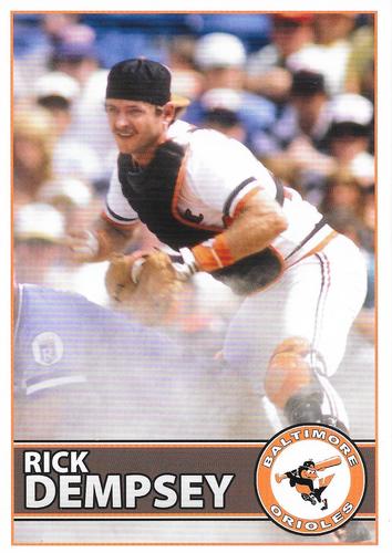 2008 Baltimore Orioles Alumni Photocards #NNO Rick Dempsey Front