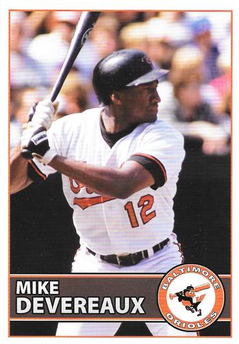 2009 Baltimore Orioles Alumni Photocards #NNO Mike Devereaux Front