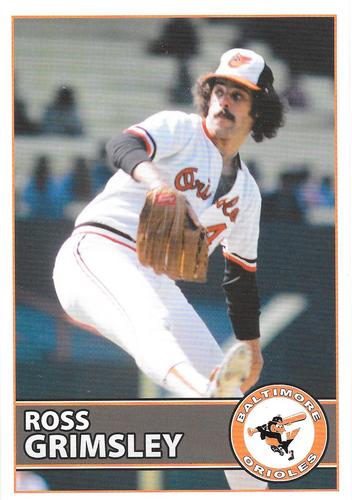 2009 Baltimore Orioles Alumni Photocards #NNO Ross Grimsley Front