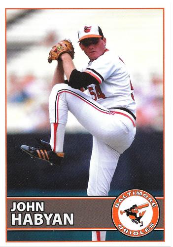 2009 Baltimore Orioles Alumni Photocards #NNO John Habyan Front