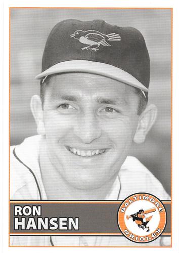 2009 Baltimore Orioles Alumni Photocards #NNO Ron Hansen Front