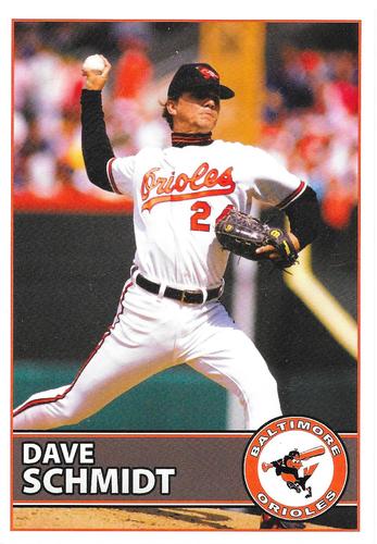 2009 Baltimore Orioles Alumni Photocards #NNO Dave Schmidt Front