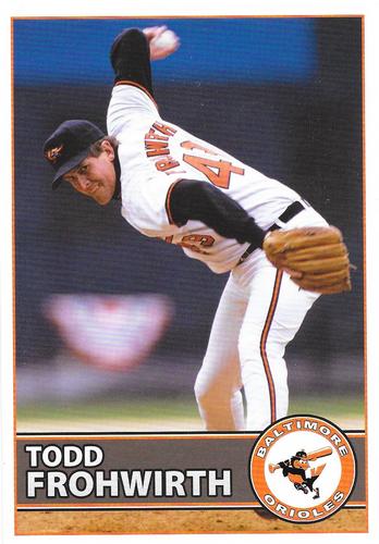 2010 Baltimore Orioles Alumni Photocards #NNO Todd Frohwirth Front