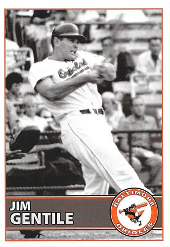 2010 Baltimore Orioles Alumni Photocards #NNO Jim Gentile Front