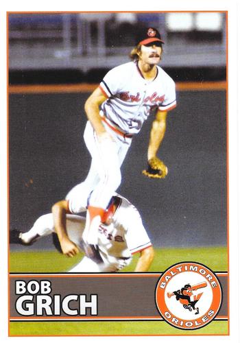 2010 Baltimore Orioles Alumni Photocards #NNO Bob Grich Front