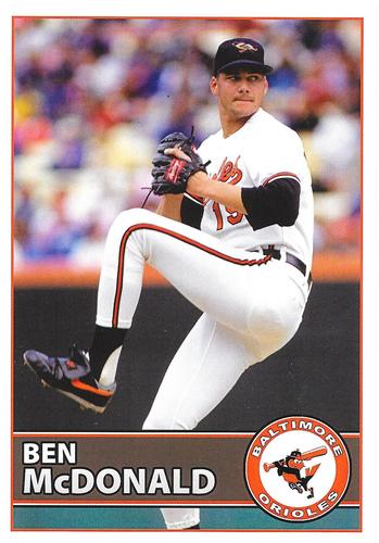 2010 Baltimore Orioles Alumni Photocards #NNO Ben McDonald Front