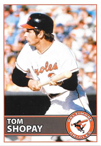 2010 Baltimore Orioles Alumni Photocards #NNO Tom Shopay Front