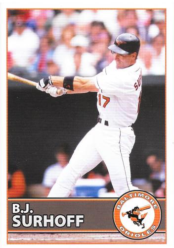 2010 Baltimore Orioles Alumni Photocards #NNO B.J. Surhoff Front