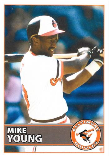 2011 Baltimore Orioles Alumni Photocards #NNO Mike Young Front