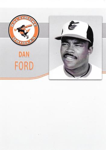 2012 Baltimore Orioles Alumni Photocards #NNO Dan Ford Back