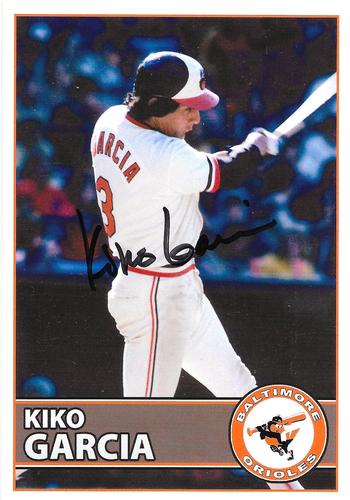 2012 Baltimore Orioles Alumni Photocards #NNO Kiko Garcia Front