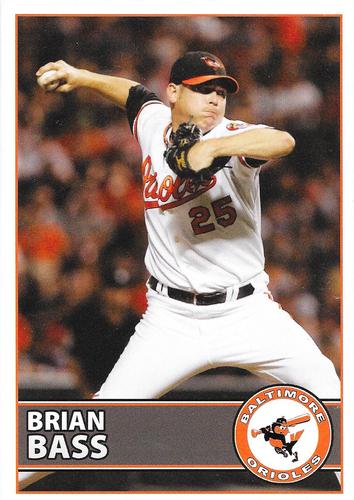 2014 Baltimore Orioles Alumni Photocards #NNO Brian Bass Front