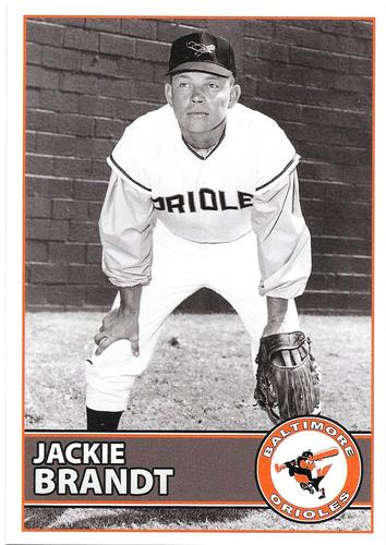 2014 Baltimore Orioles Alumni Photocards #NNO Jackie Brandt Front