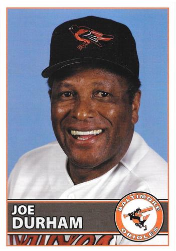 2014 Baltimore Orioles Alumni Photocards #NNO Joe Durham Front