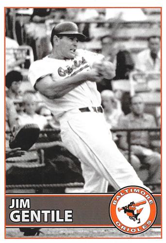2014 Baltimore Orioles Alumni Photocards #NNO Jim Gentile Front