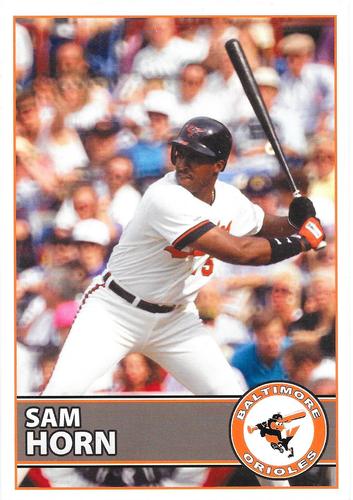 2014 Baltimore Orioles Alumni Photocards #NNO Sam Horn Front