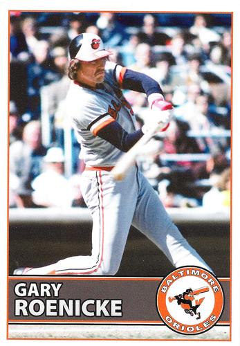 2014 Baltimore Orioles Alumni Photocards #NNO Gary Roenicke Front