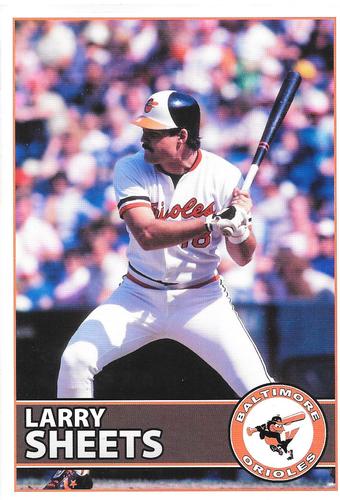 2014 Baltimore Orioles Alumni Photocards #NNO Larry Sheets Front