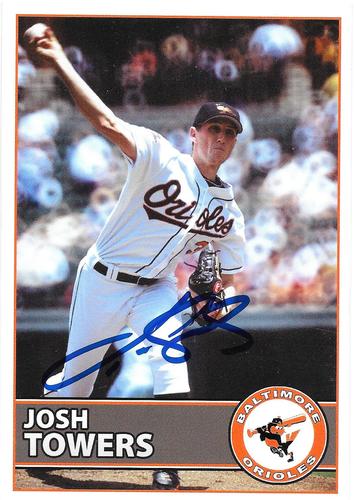 2014 Baltimore Orioles Alumni Photocards #NNO Josh Towers Front
