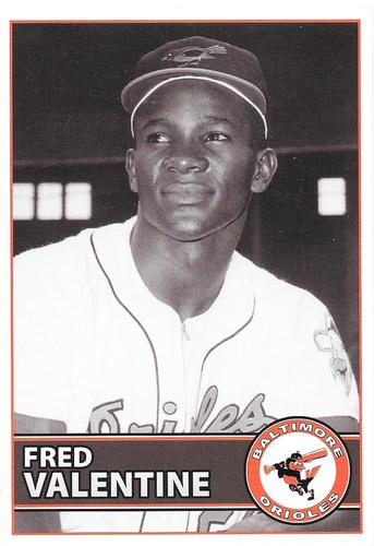 2014 Baltimore Orioles Alumni Photocards #NNO Fred Valentine Front