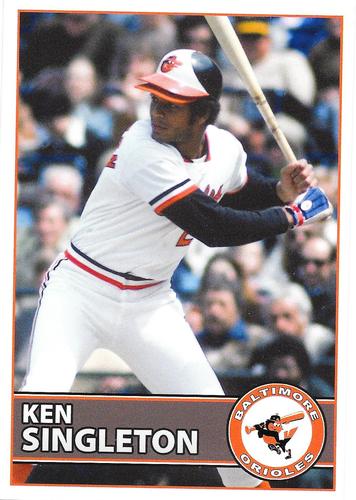 2015 Baltimore Orioles Alumni Photocards #NNO Ken Singleton Front