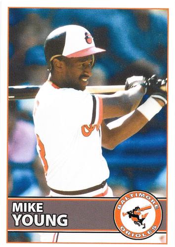 2015 Baltimore Orioles Alumni Photocards #NNO Mike Young Front