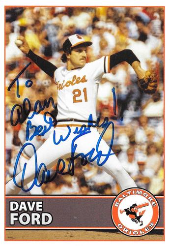 2017 Baltimore Orioles Alumni Photocards #NNO Dave Ford Front