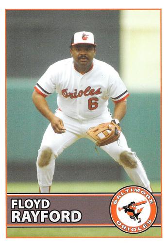 2017 Baltimore Orioles Alumni Photocards #NNO Floyd Rayford Front