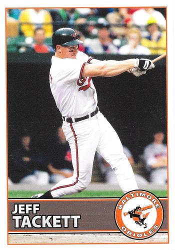 2018 Baltimore Orioles Alumni Photocards #NNO Jeff Tackett Front