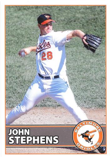 2022 Baltimore Orioles Alumni Photocards #NNO John Stephens Front