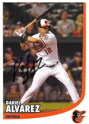 2015 Baltimore Orioles Photocards #NNO Dariel Alvarez Front