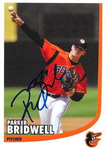 2015 Baltimore Orioles Photocards #NNO Parker Bridwell Front