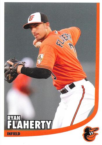 2015 Baltimore Orioles Photocards #NNO Ryan Flaherty Front