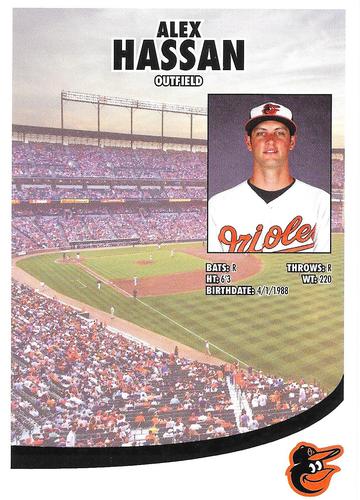 2015 Baltimore Orioles Photocards #NNO Alex Hassan Back