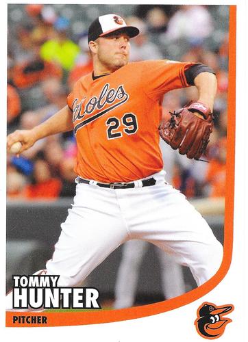 2015 Baltimore Orioles Photocards #NNO Tommy Hunter Front