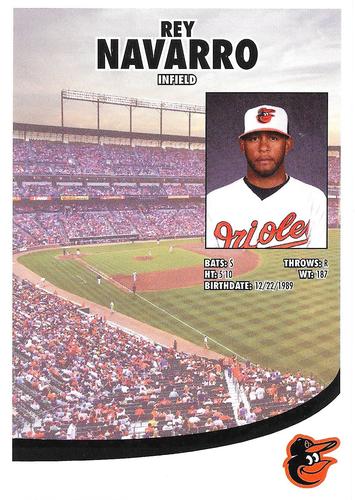 2015 Baltimore Orioles Photocards #NNO Rey Navarro Back