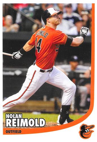 2015 Baltimore Orioles Photocards #NNO Nolan Reimold Front