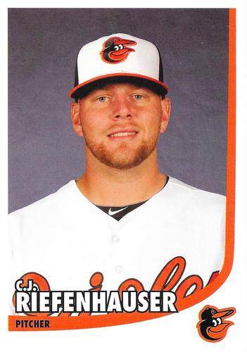 2015 Baltimore Orioles Photocards #NNO C.J. Riefenhauser Front